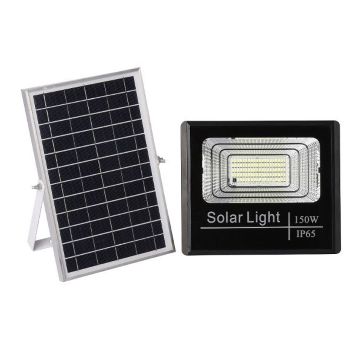Proiector Solar LED 150W, Monocristalin, Telecomanda IR