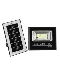 Proiector Solar LED, 25W, Monocristalin, Cu Telecomanda IR