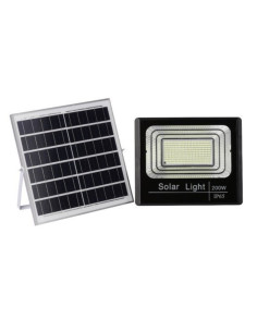 Proiector Solar LED 200W, Monocristalin, Telecomanda IR