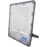 Proiector Solar LED 200W, Alb Rece, IP66, Telecomanda - 4