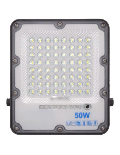 Proiector Solar LED, 50W, Alb Rece, IP66, Cu Telecomanda