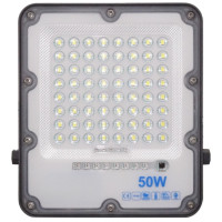 Proiector Solar LED, 50W, Alb Rece, IP66, Cu Telecomanda - 3