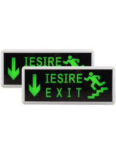 Lumina LED pentru Iesire, Sageata in Jos, Scari, Doua Fete