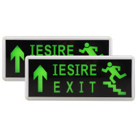 Lampa LED Scari, Sageata Sus,Iesire Exit, 2 Fete