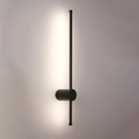 Aplica Liniara LED, 11W, Neagra, Lumina Alb Naturala pentru Perete
