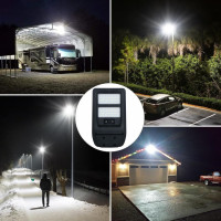 Lampa Stradala LED 60W, Panou Solar Monocristalin, Senzor, Telecomanda - 4