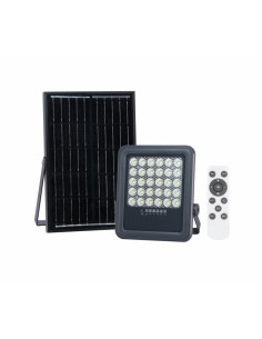 Proiector Solar LED 100W, SMD, IP65, Alb Rece, Telecomanda