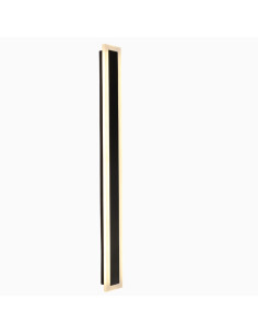Lampa LED Neagra, Exterior, Liniara, 25W, IP65, Lumina Alb Calda