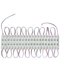 Set 20 Module LED SMD 3X5730, Samsung, 12V, Lumina Alb Cald