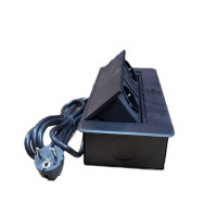 Priza cu 2 Porturi USB, 2 Posturi, Cablu 2M, Design Ascuns - 5