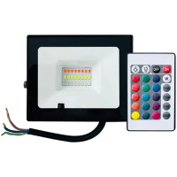 Proiector LED RGB, 20W, control cu telecomanda