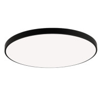 Plafoniera LED 40W, Rama Neagra, Lumina Alb Rece