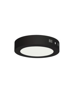 Aplica LED Rotunda, 12W, Alb Rece, Rama Neagra