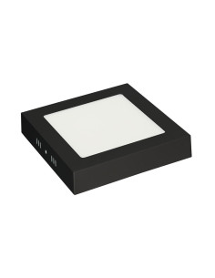 Aplica LED Patrata, 12W, Alb Rece, Rama Neagra