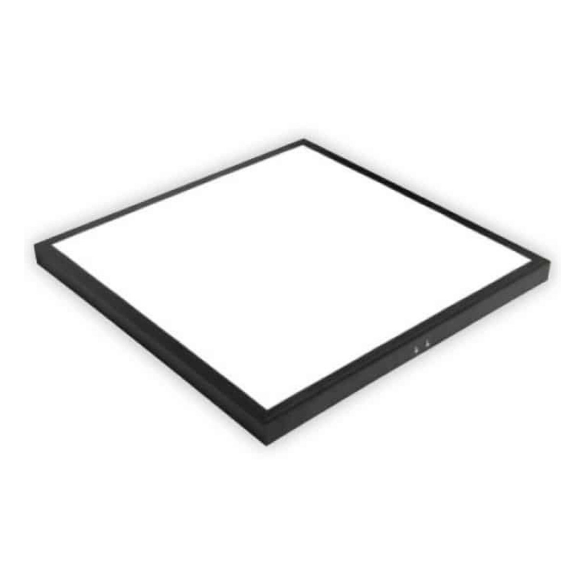 Panou LED Aplicat 48W, 60x60cm, Alb Rece, Rama Neagra