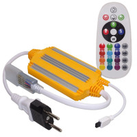 Controller Flex Neon RGB, 1500W, 220V, IP65, Telecomanda IR