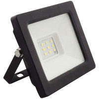 Proiector LED 10W, Senzor Crepuscular, Negru, 4000K - 4