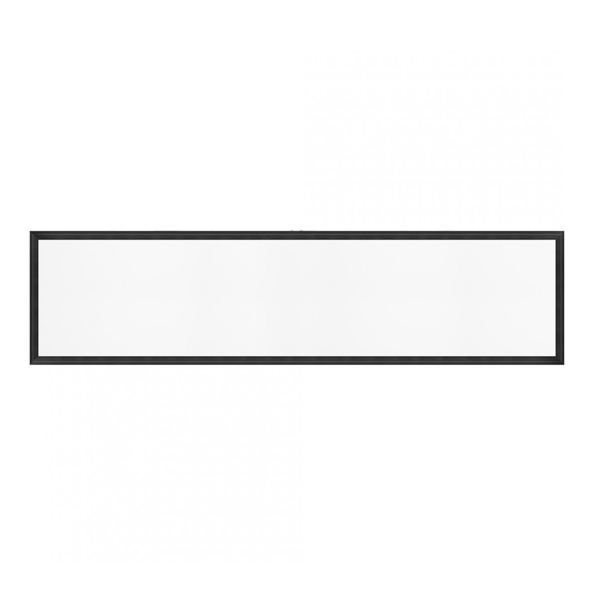 Panou LED Aplicat 48W, Alb Rece, 30x120 cm, Rama Neagra
