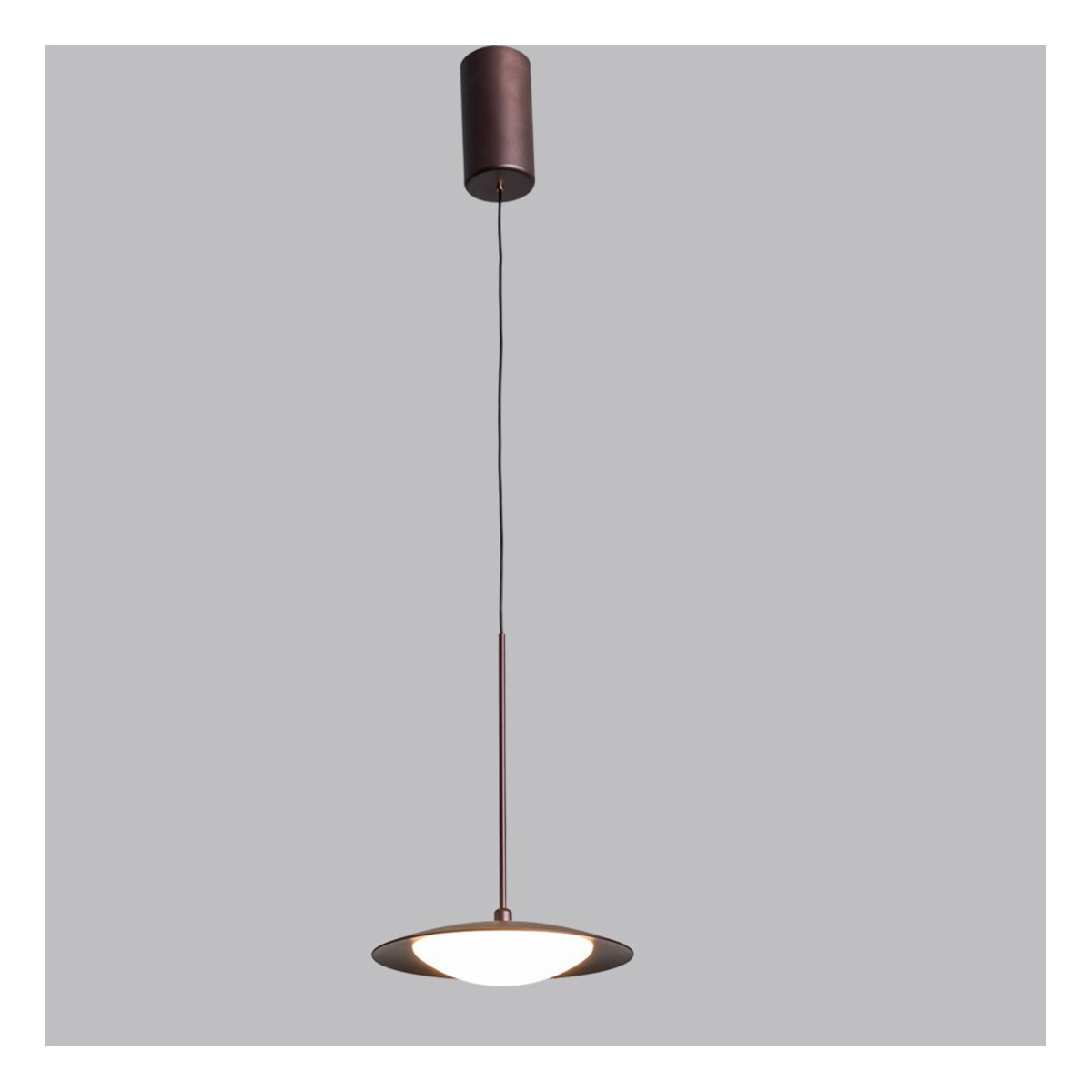Lustra Cafenie LED 8W, Design Concav, Reglabila