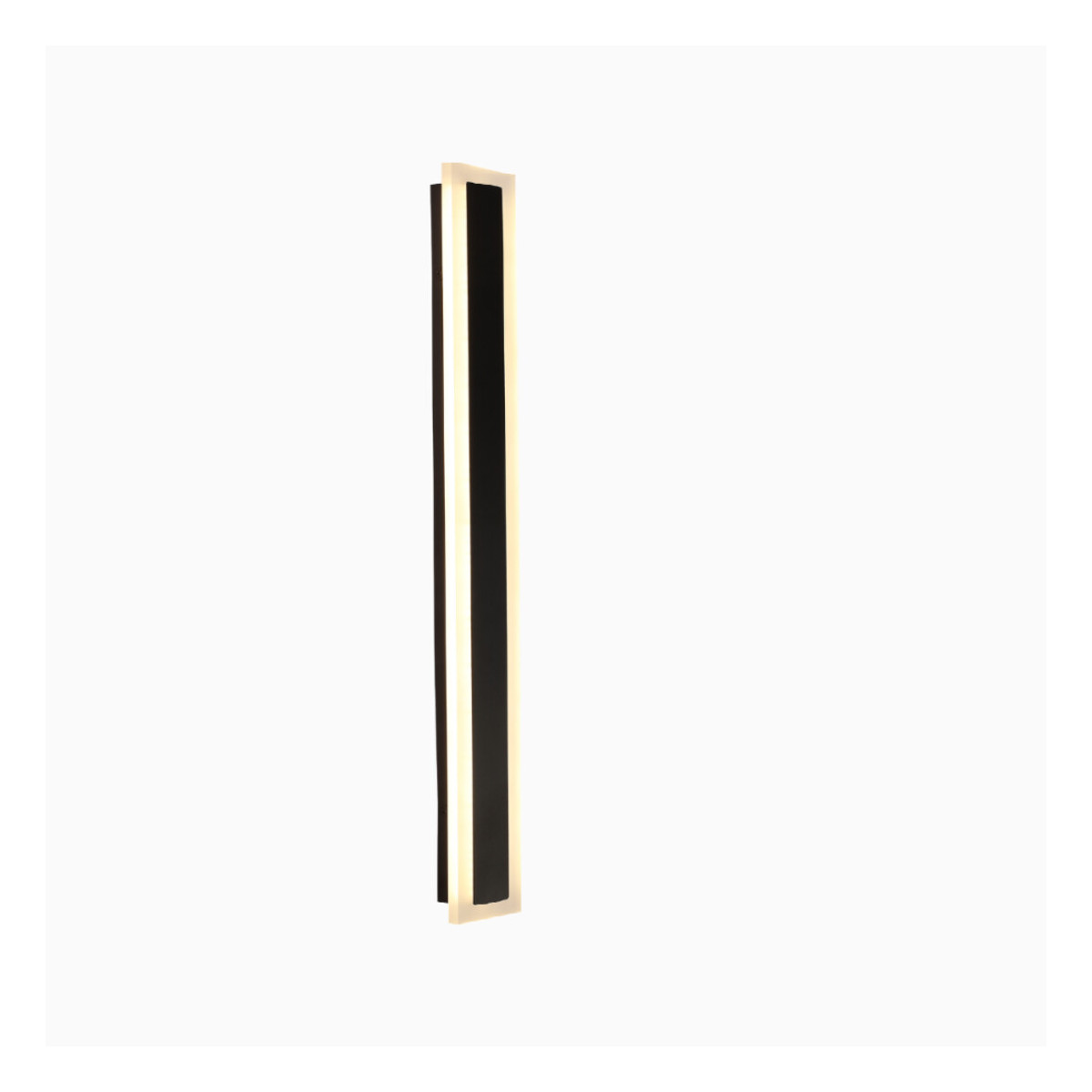 Aplica LED Liniara Neagra Exterior, 14W, IP65, Lumina Alba Rece/Naturala