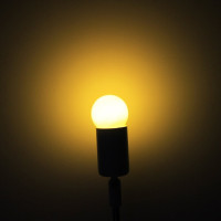 Bec LED 1W, E27, G45, Lumina Galbena - 2