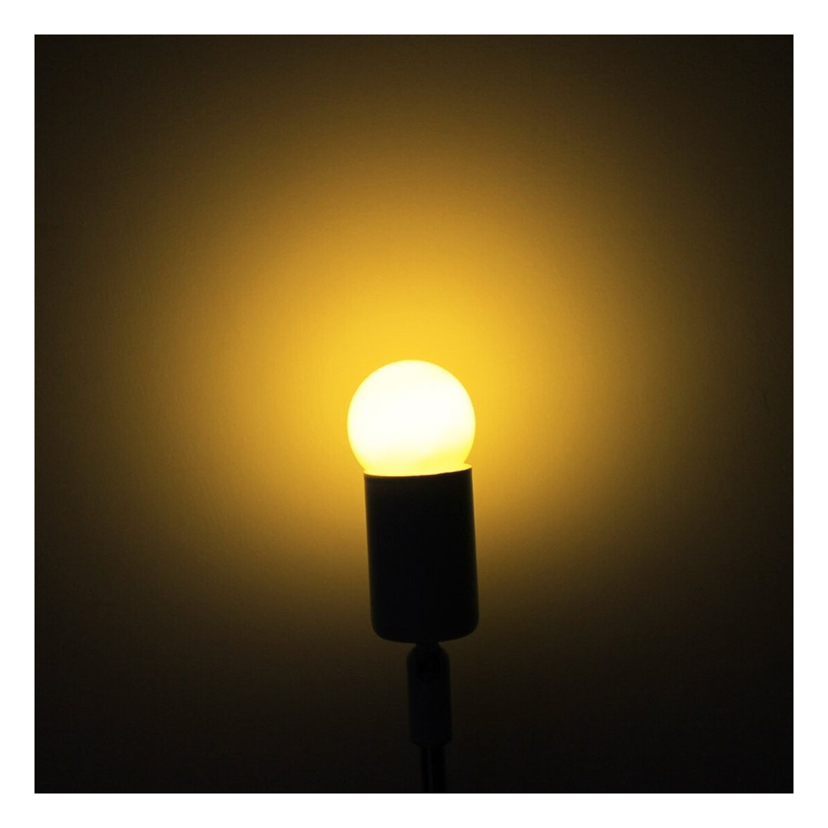 Bec LED 1W, E27, G45, Lumina Galbena - 2