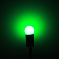 Bec Verde LED 1W, G45, E27 - 2