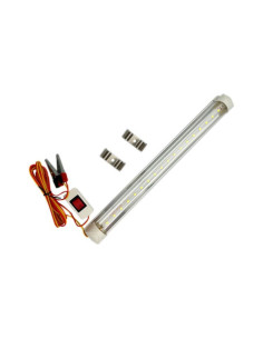 Corp LED Auto, 7W, 12V, 30cm, Alb Rece, Cu Clesti si Comutator