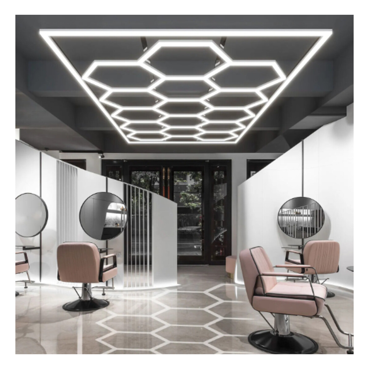 Conector LED Modular Hexagonal Interconectabil, Tip "L" 120°