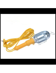 Lampa Lucru Portabila E27, Galbena, Cablu 5 metri