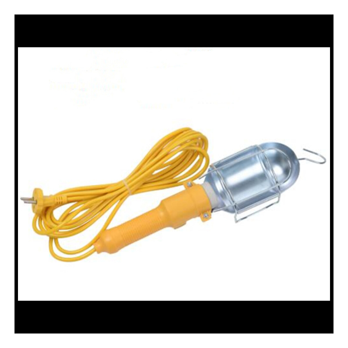 Lampa Lucru Portabila E27, Galbena, Cablu 5 metri