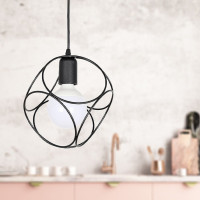 Pendul Decorativ Negru, E27 - 4