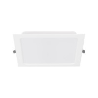 Spot LED 12W, Alb Rece, Patrat, IP44, Alimentare Fara Driver