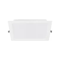 Spot LED 24W, Alb Rece, IP44, Design Patrat, Alimentare Fara Driver