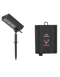 Ghirlanda LED cu Energie Solara, RGB, Protectie IP44, Iluminat Fara Curent, 10 Becuri Decorative