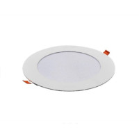 Spot LED Rotund Incastrabil 12W, IP44, Rama Alba, Lumina Alb Rece/Natural, Montaj Incastrat 220V