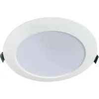 Spot LED Rotund Incastrabil 12W, IP44, Rama Alba, Lumina Alb Rece/Natural, Montaj Incastrat 220V 3