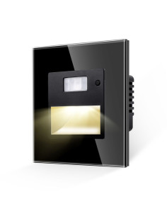 Spot Led Negru 1.5W, Senzor Miscare, 220V, IP20, Incastrabil, Alb Natural 4000-4500K