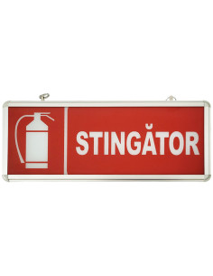 Lampa Stingator Emergenta, LED, 220V, IP20, Acumulator Inclus, O Fata