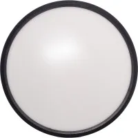 Plafoniera LED 40W, IP44, Rama Neagra