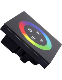Intrerupator Touch RGB Banda LED, 12V, Negru, IP20, 144W
