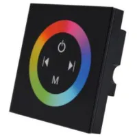 Intrerupator Touch RGB Banda LED, 12V, Negru, IP20, 144W 4