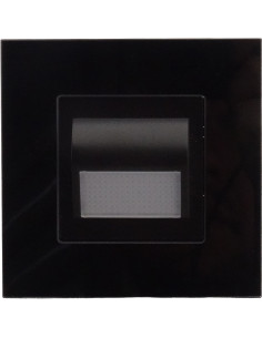 Spot LED Incastrabil 1W, SMD, Negru, Alb Natural, 220V, IP20