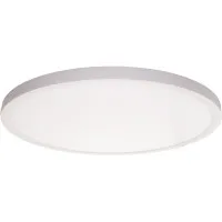 Panou LED 60W, Rotund, IP44, Montaj Aplicat, Rama Alba, 220V, Alb Rece 2