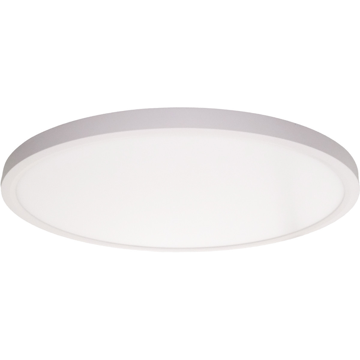 Panou LED 60W, Rotund, IP44, Montaj Aplicat, Rama Alba, 220V, Alb Rece 2