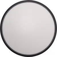 Panou LED Rotund, 60W, Aplicat, Rama Neagra, 220V, IP44, Alb Rece