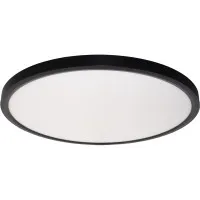 Panou LED Rotund, 60W, Aplicat, Rama Neagra, 220V, IP44, Alb Rece 2