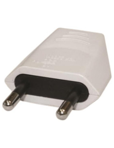 Stecher doi poli (fara CP) 2.5A 220-240V Alb