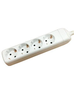 Bloc de 4 prize SCHUKO cu protectie si fara cablu