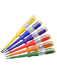 Surubelnita tester mare 100-500V (diferite culori) 190mm - SET 20 buc